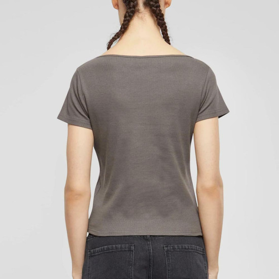 Karl Kani Γυναικεία κοντομάνικη μπλούζα OG Corset Rib Tee